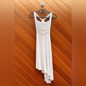 Natalie Dancewear Adult Twist Back White Lyrical Dress